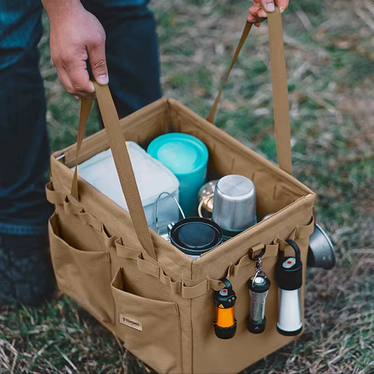 TOMSHOO Camping Tool Bag Camping Gear Tool Storage Bag Box Carry Case Camping Gear Storage Bag Outdoor Tool Bag