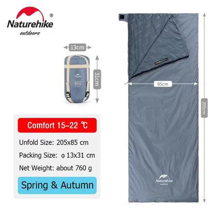 LW180 Ultralight Sleeping Bag – Cotton, Compact & Spring/Summer Ready