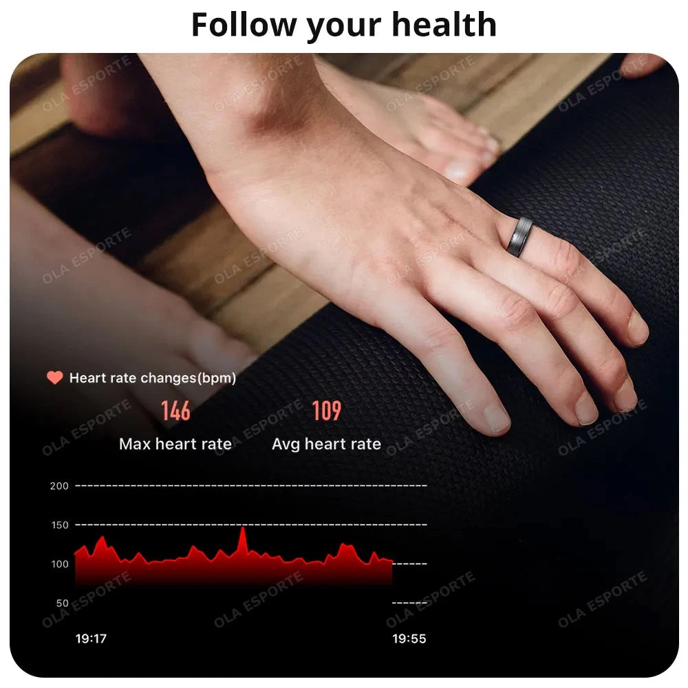 Needoras PulseRing – Smart Health Ring for Heart, Sleep & Fitness