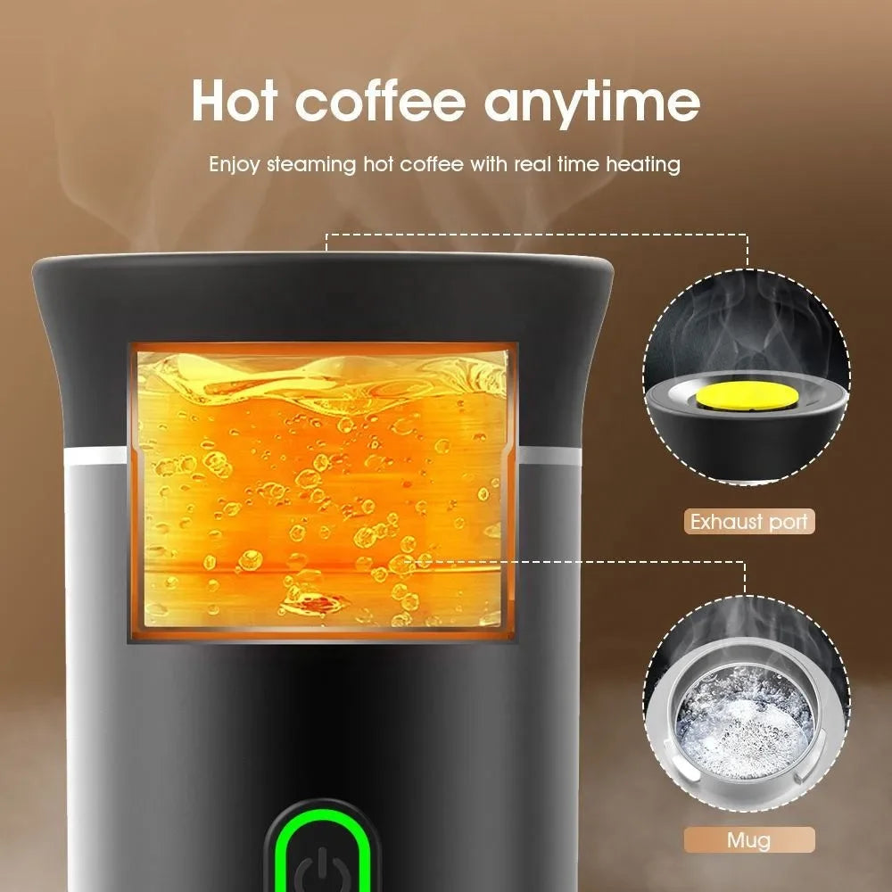 3-in-1 Wireless Espresso Maker – Silver Edition