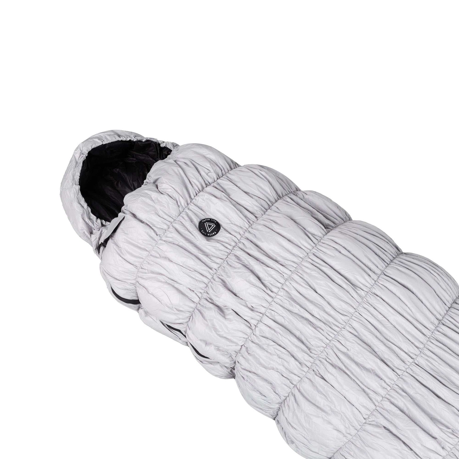 Goose Down Sleeping Bag – Lightweight & Warm, Black