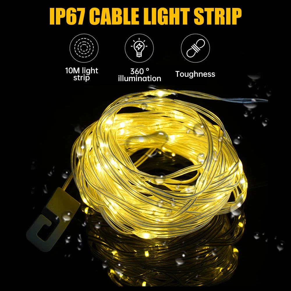 LED 4-in-1 Camping Lights – Waterproof & Eco-Friendly