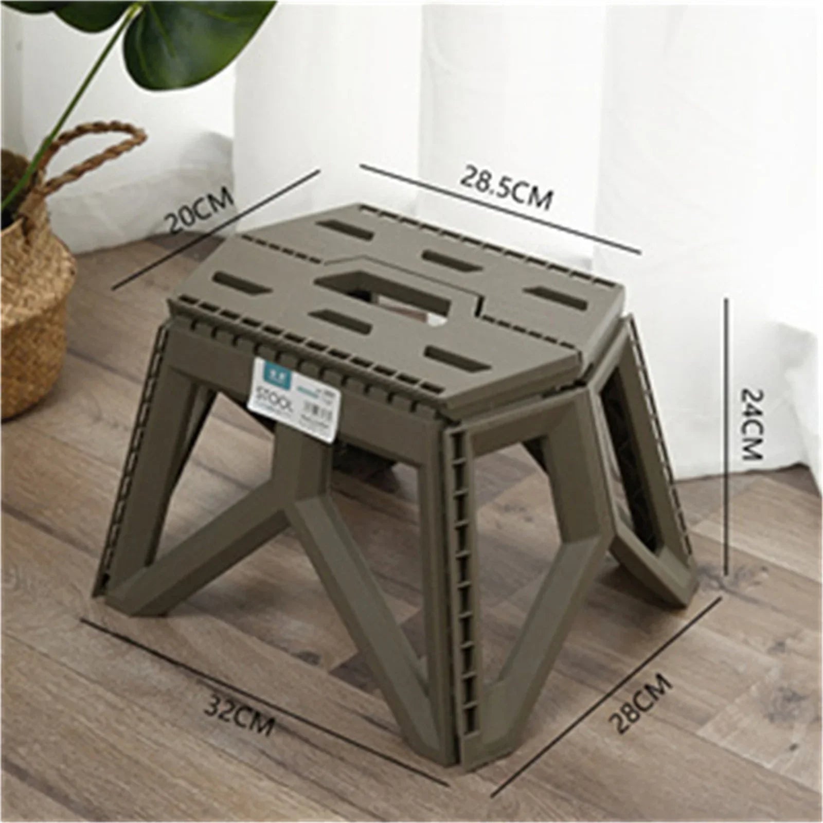 Portable Folding Outdoor Stool – Compact, Durable & Heavy-Duty for Camping, Fishing, Beach