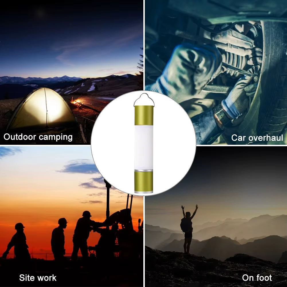 Rechargeable LED Torch – Telescopic Camping Light with Tripod Nut & Table Mode