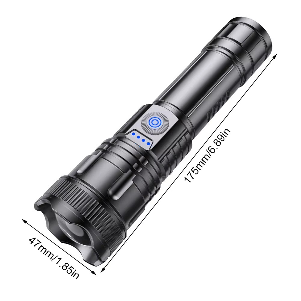 Needoras 500LM Rechargeable LED Camping Flashlight – Waterproof & USB-C Powered