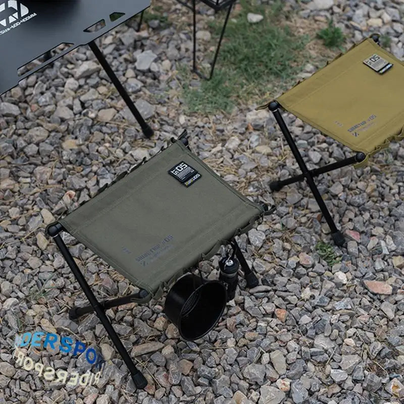 Ultralight Tactical Folding Chair – Aluminum Portable Camp Stool