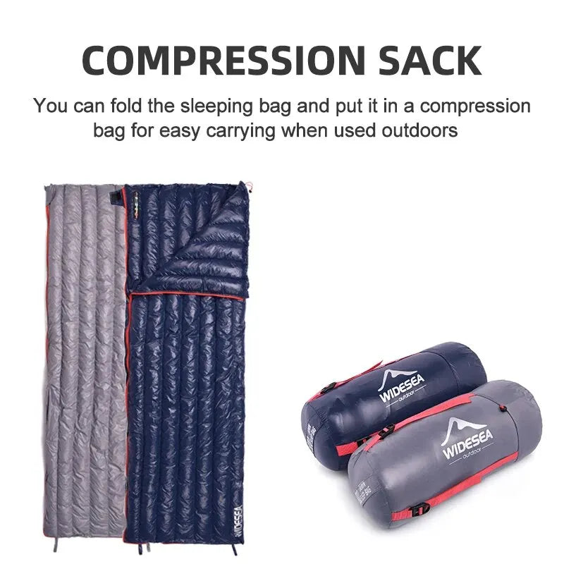 Ultralight Down Sleeping Bag – Waterproof & Compact for Camping