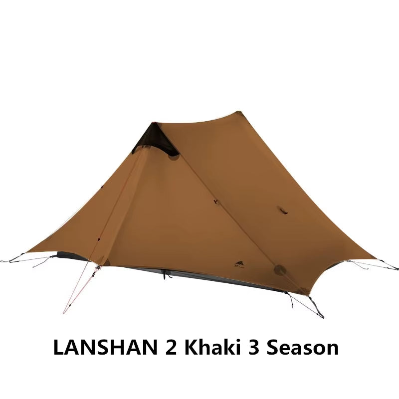 Lanshan 2 Ultralight Camping Tent – 1–2 Person, 15D Silnylon, 3/4 Season
