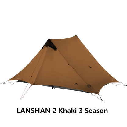 Lanshan 2 Ultralight Camping Tent – 1–2 Person, 15D Silnylon, 3/4 Season