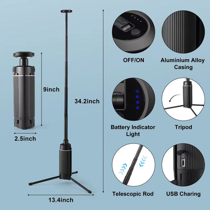 Portable Retractable Camping Lantern – High Brightness Outdoor LED Light