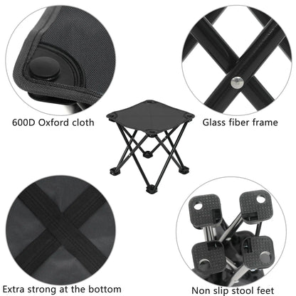Portable Folding Camping Stool – Lightweight Outdoor Chair for Fishing, Hiking & Beach