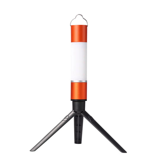 Rechargeable LED Torch – Telescopic Camping Light with Tripod Nut & Table Mode