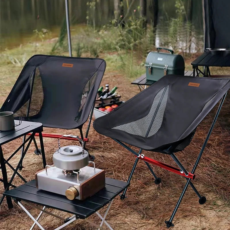 Ultralight Folding Moon Chair – Portable Seat for Camping & Travel