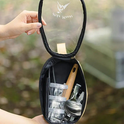 Needoras 11-Piece Camping Kitchen Utensil Set – Portable Outdoor Cookware Kit for BBQ & Hiking