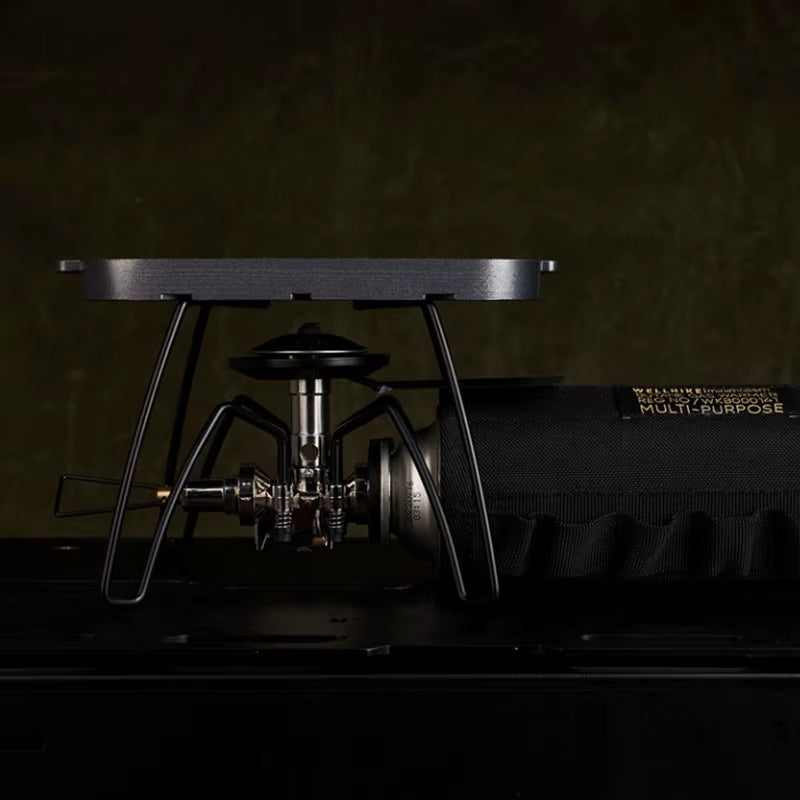 Black Spider Folding Gas Stove – Compact & Durable Outdoor Cooking Stove
