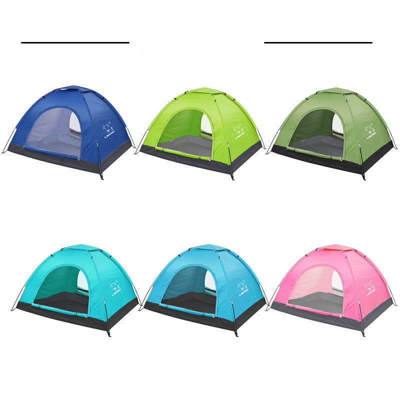 Single-Layer Lightweight Camping Tent – Ideal for Outdoor, Beach & Hiking Trips 3-4 person