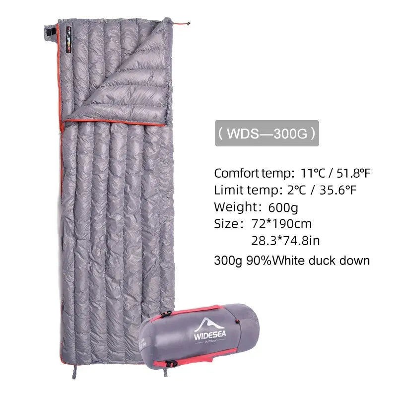 Ultralight Down Sleeping Bag – Waterproof & Compact for Camping